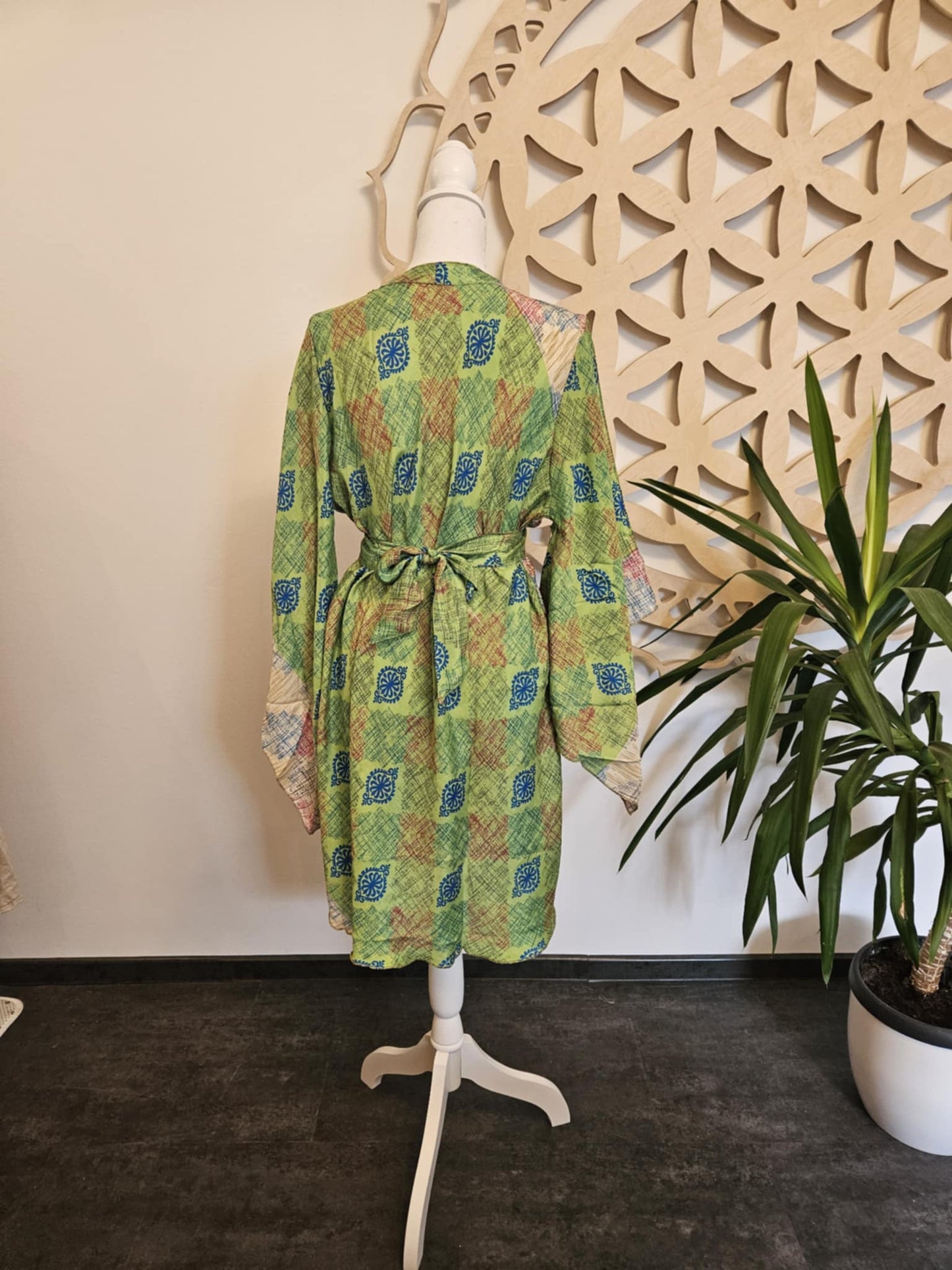 DANA Short Dress / Tunic - Upcycled Silk 4 L/XL