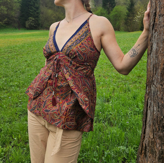Ishtar Goddess Silk Top