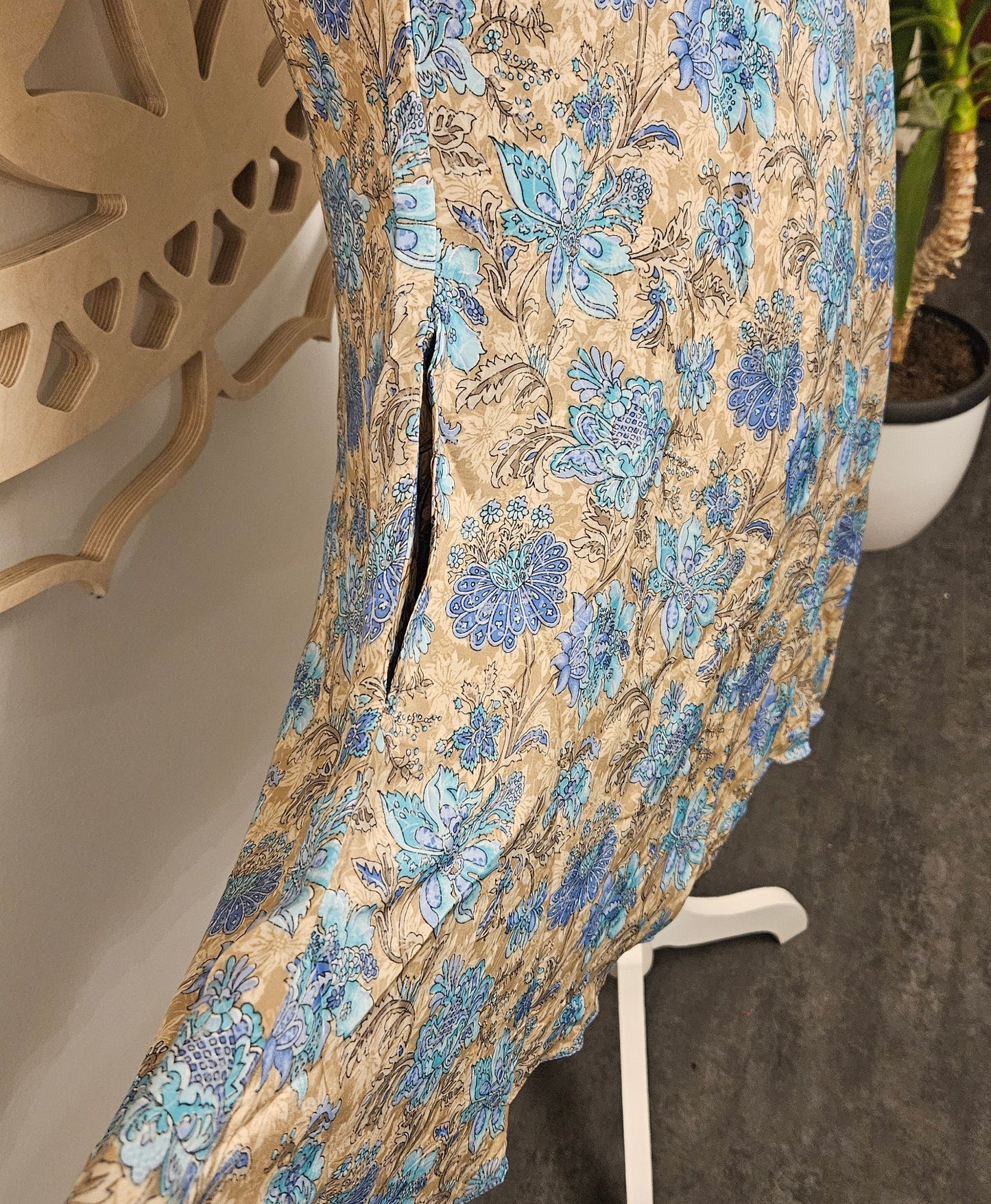 Silk Short Dress Parvati Goddess