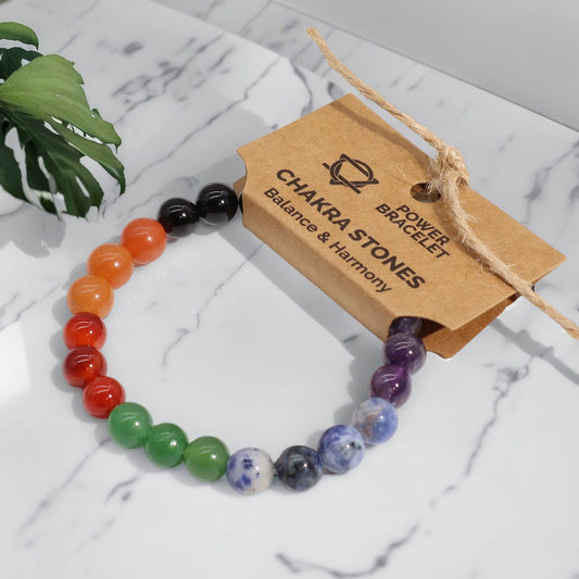 Chakra Stones Power Bracelet 🌈✨