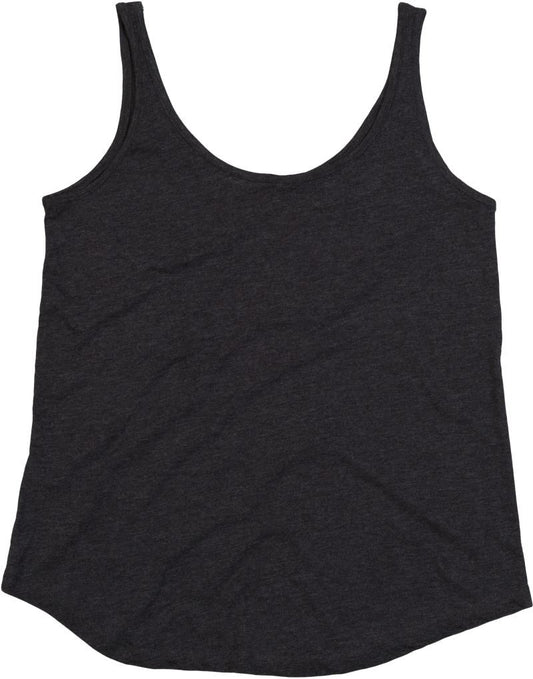 Black Organic Cotton Wide Tank Top