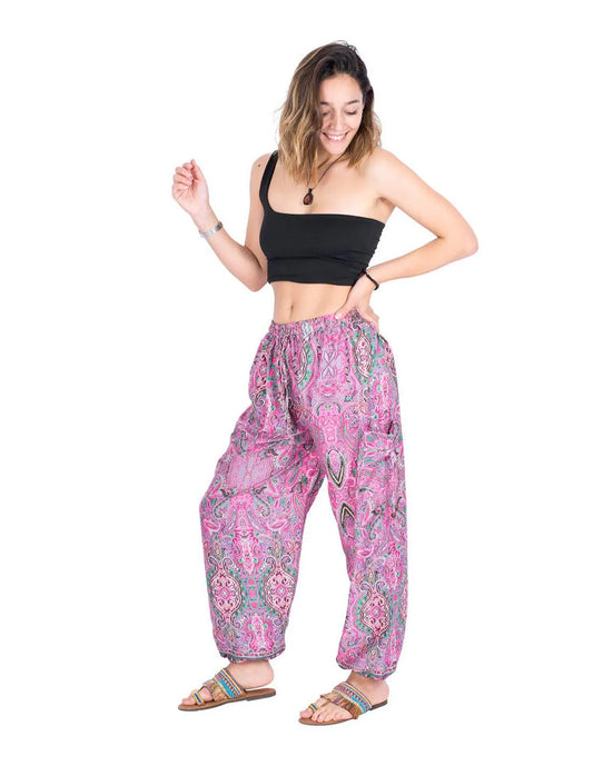 Silk Harem Pants Ishtar Goddess - Pink