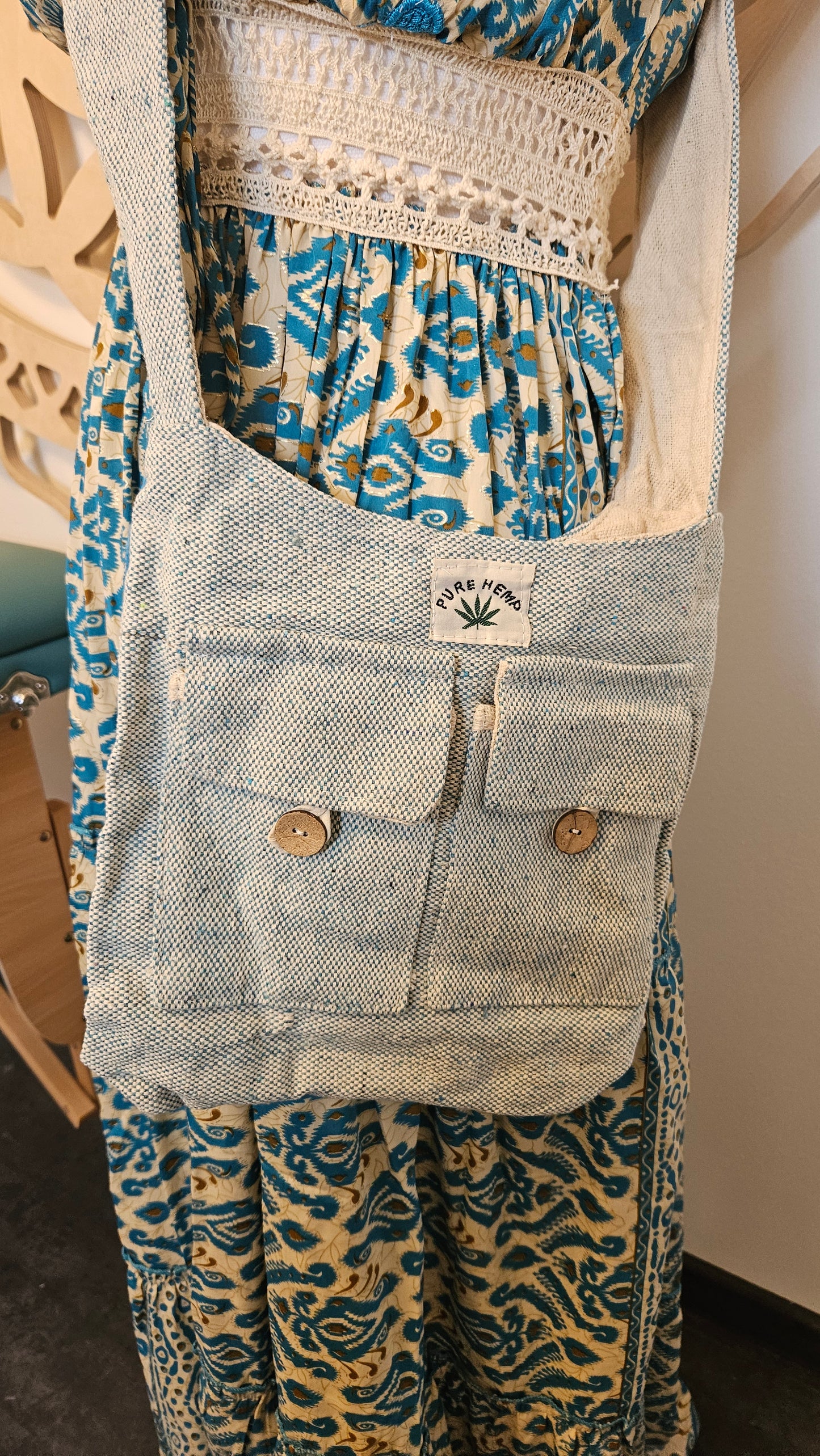 Torba za čez ramo Boho Sky Spirit KONOPLJA