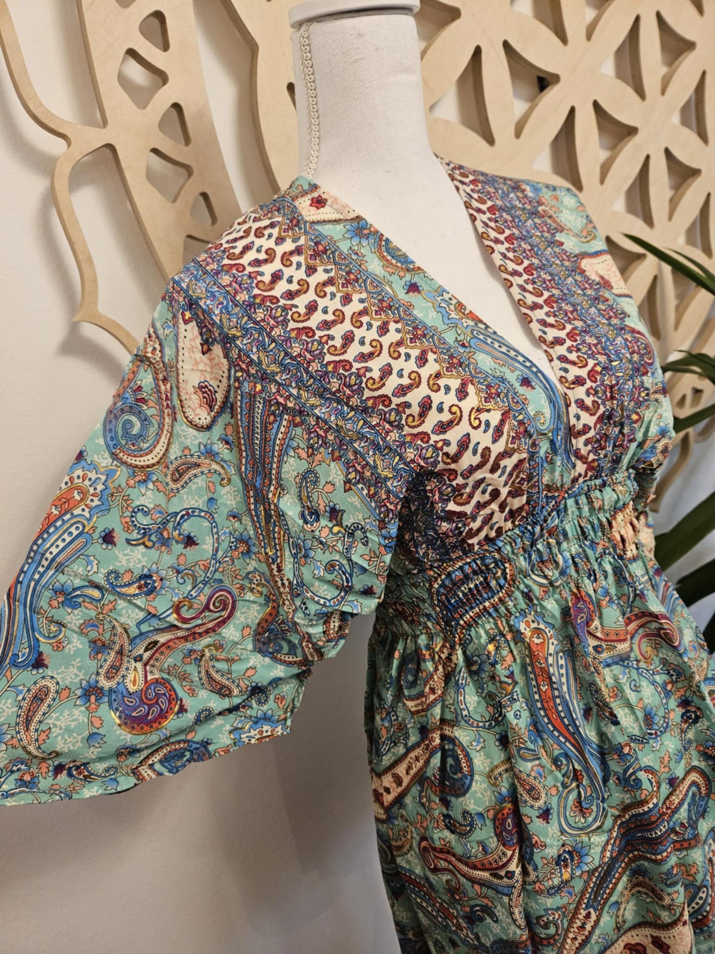 Silk Tunic Diana Goddess LIGHT BLUE
