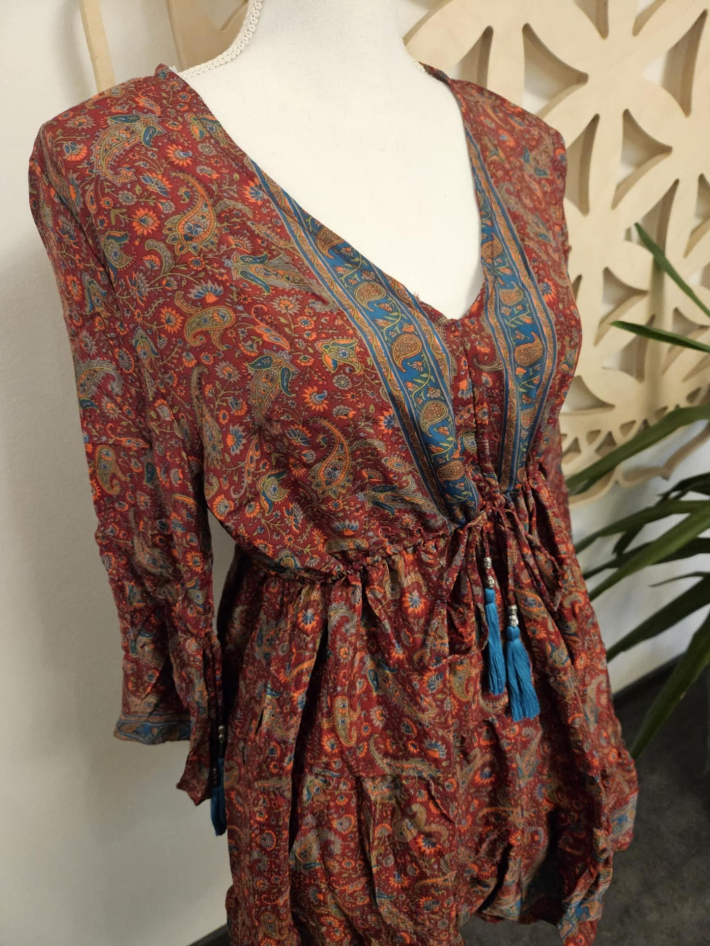 Silk Aphrodite Short Dress / Tunic
