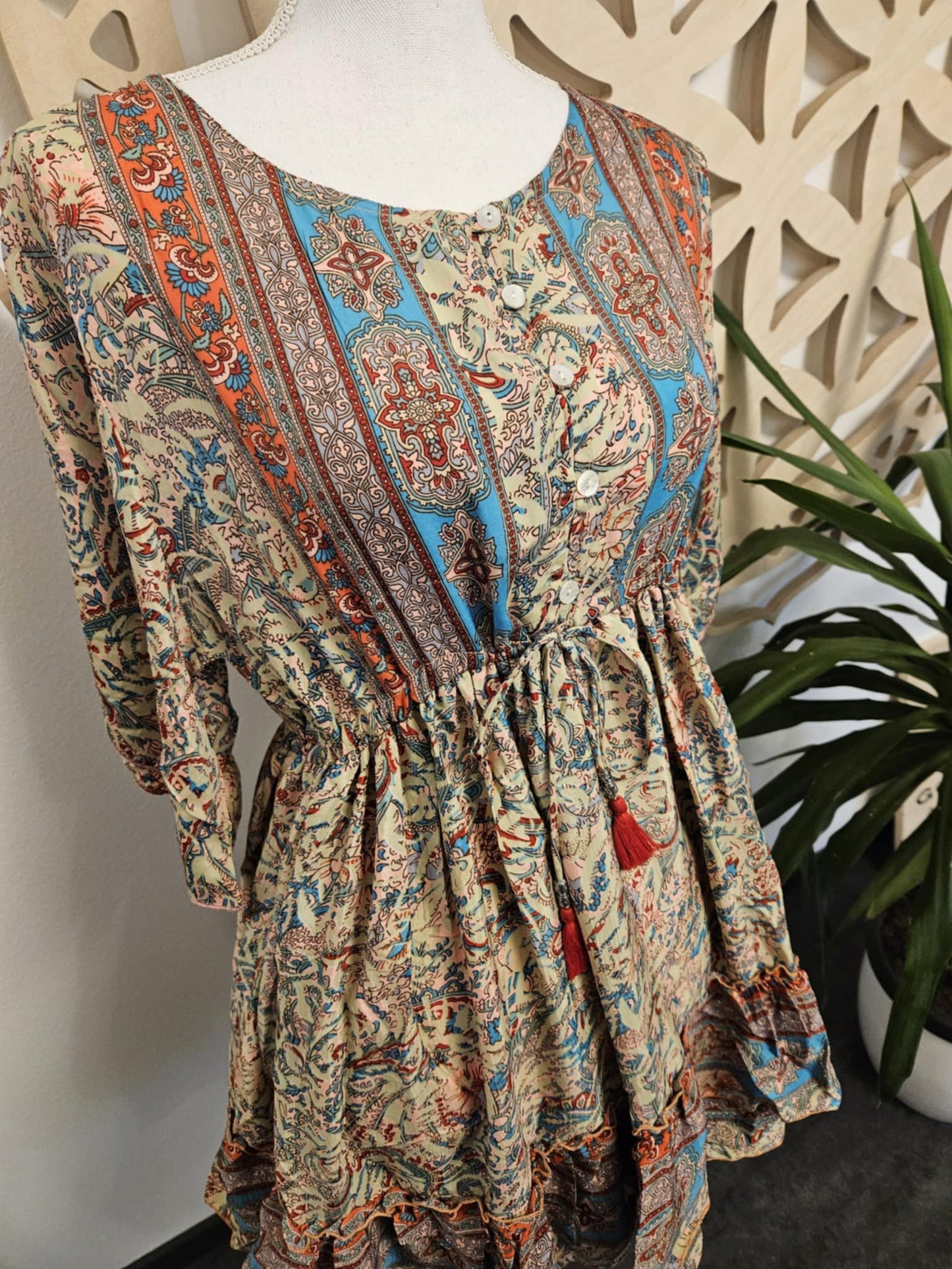 Silk Hera Goddess Short Dress / Tunic