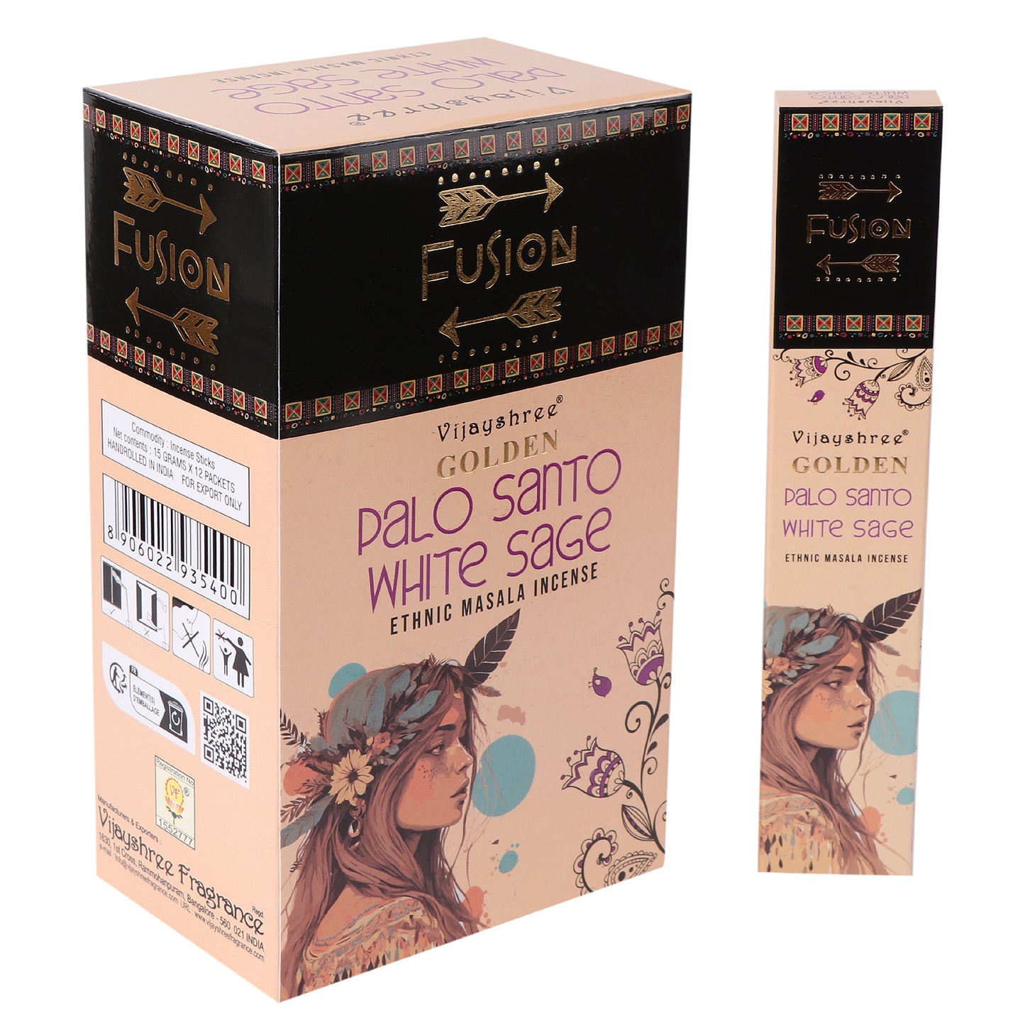 Golden Masala Incense: Palo Santo - Lavender