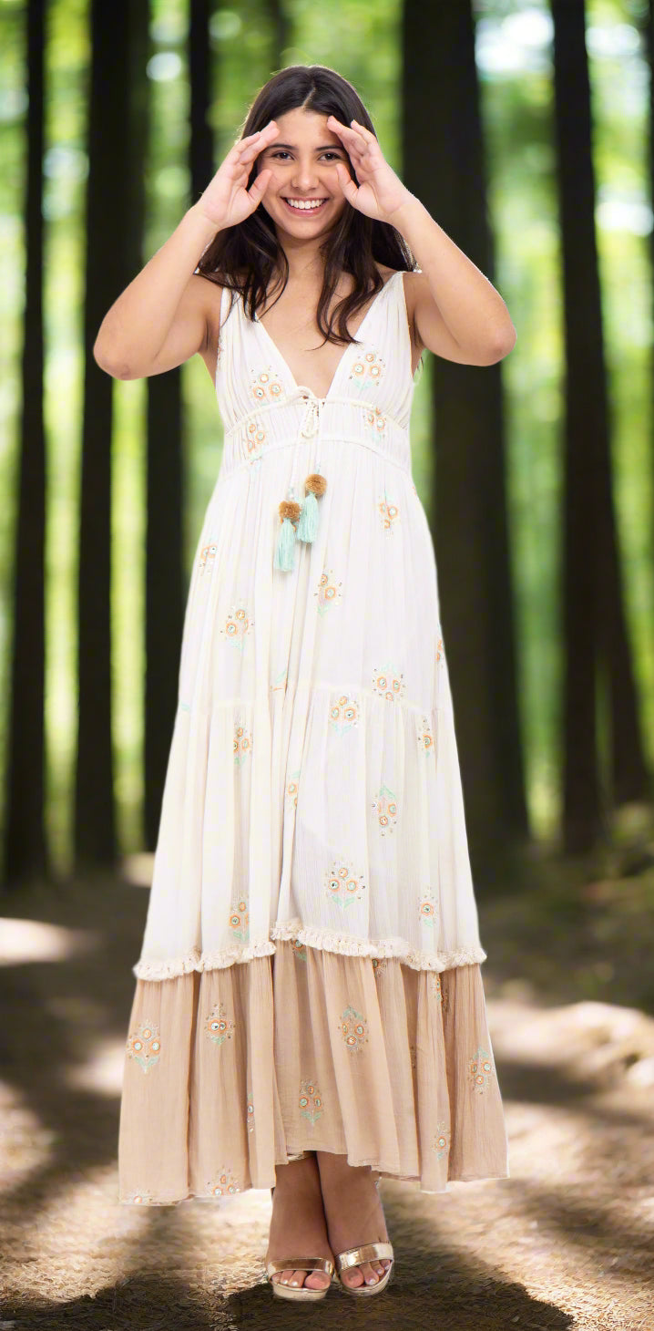 Coventina Goddess Bohemian Dress