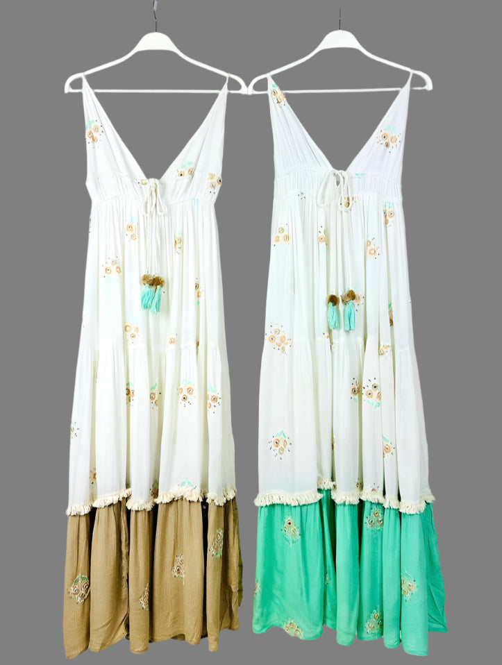 Coventina Goddess Bohemian Dress